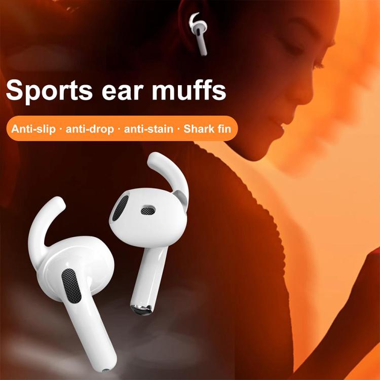 For AirPods 4 XDcase 3 Pairs Silicone Anti-slip Sports Ear Caps with Storage Case & Carabiner