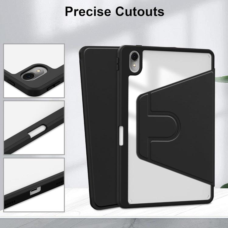 For Huawei MatePad 11 2023 / SE 11 2024 360 Rotation Acrylic Leather Smart Tablet Case