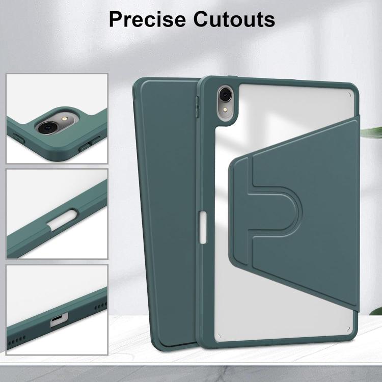 For Huawei MatePad 11 2023 / SE 11 2024 360 Rotation Acrylic Leather Smart Tablet Case