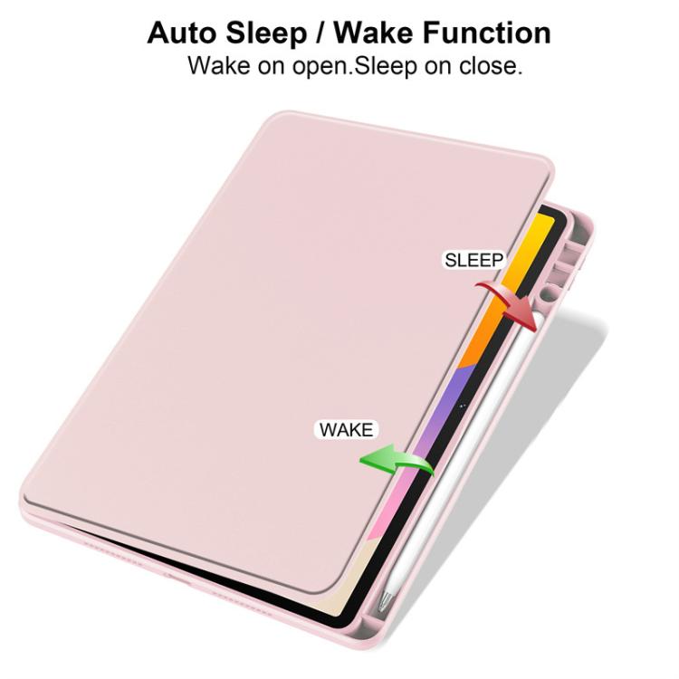 For Lenovo Xiaoxin Pad 11 2025 / 2024 360 Rotation Acrylic Leather Smart Tablet Case