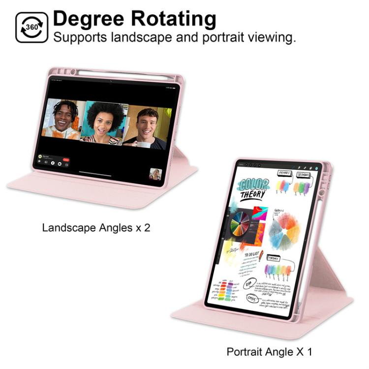 For Lenovo Xiaoxin Pad 11 2025 / 2024 360 Rotation Acrylic Leather Smart Tablet Case