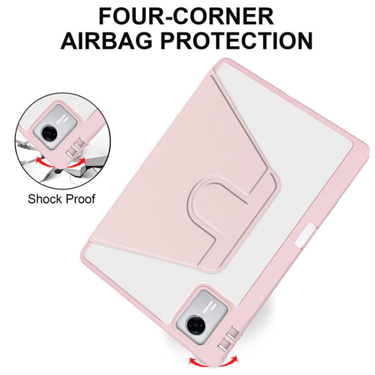 For Lenovo Xiaoxin Pad 11 2025 / 2024 360 Rotation Acrylic Leather Smart Tablet Case