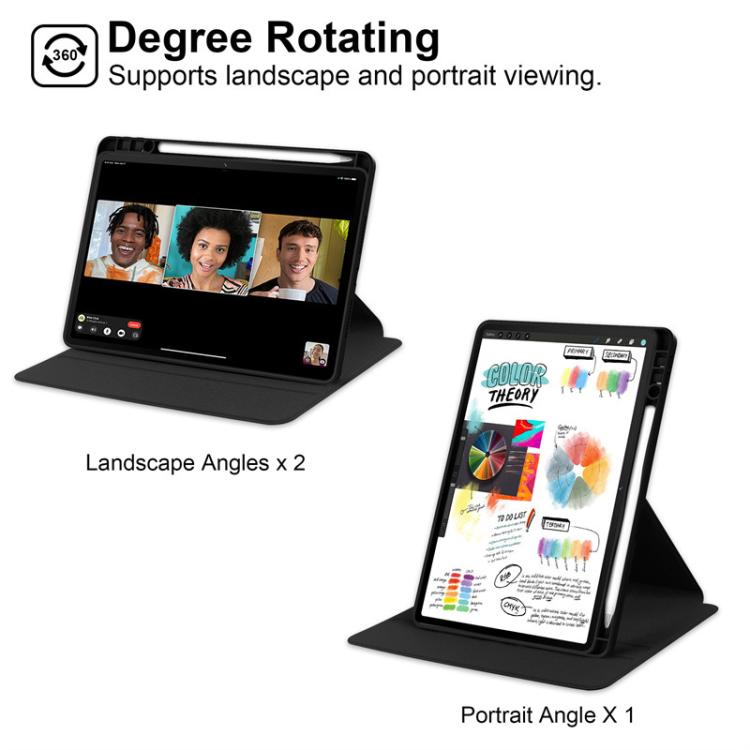 For Lenovo Xiaoxin Pad 11 2025 / 2024 360 Rotation Acrylic Leather Smart Tablet Case
