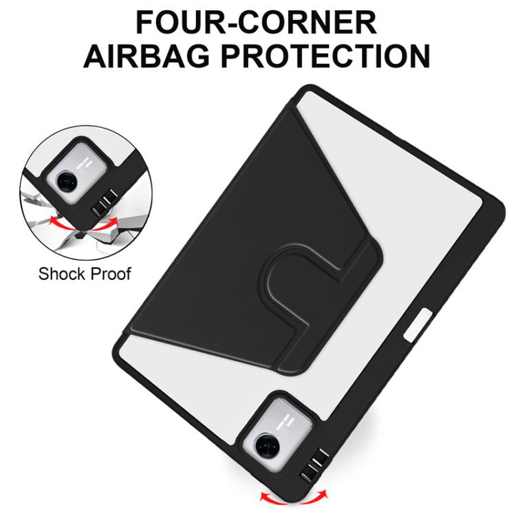 For Lenovo Xiaoxin Pad 11 2025 / 2024 360 Rotation Acrylic Leather Smart Tablet Case