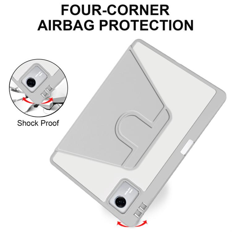 For Lenovo Xiaoxin Pad 11 2025 / 2024 360 Rotation Acrylic Leather Smart Tablet Case