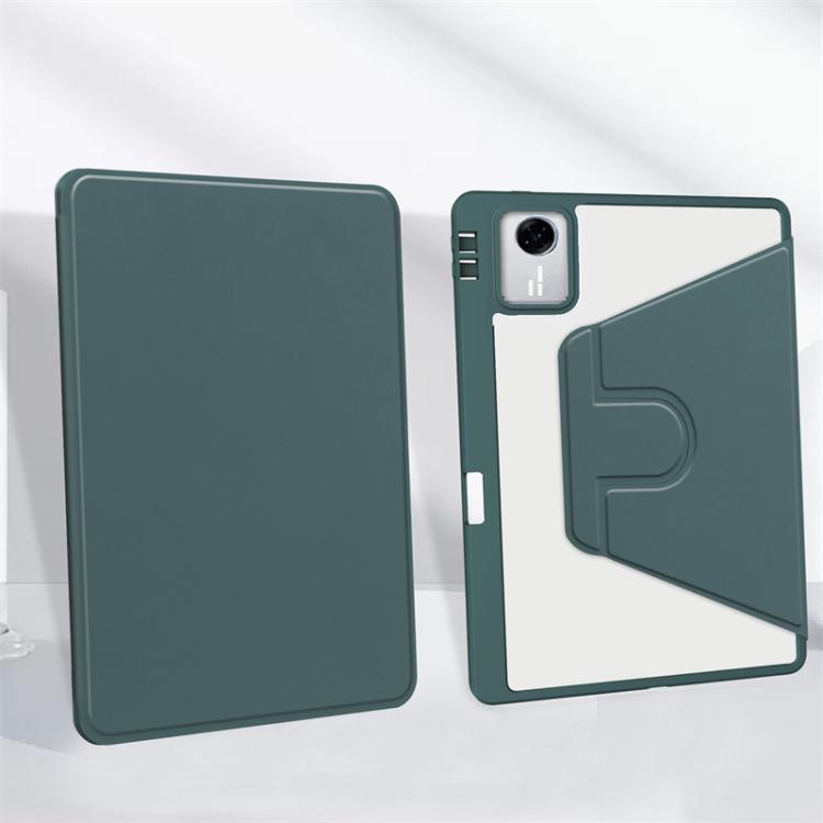For Lenovo Xiaoxin Pad 11 2025 / 2024 360 Rotation Acrylic Leather Smart Tablet Case