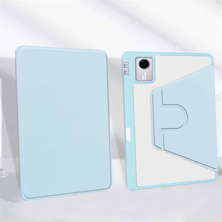 For Lenovo Xiaoxin Pad 11 2025 / 2024 360 Rotation Acrylic Leather Smart Tablet Case