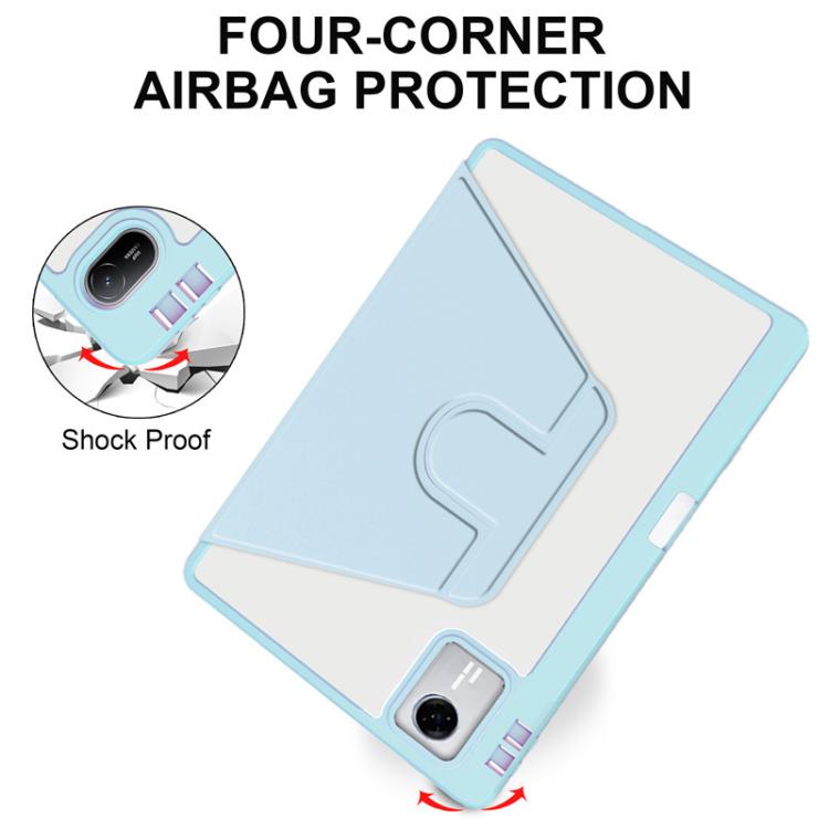 For Lenovo Xiaoxin Pad 11 2025 / 2024 360 Rotation Acrylic Leather Smart Tablet Case