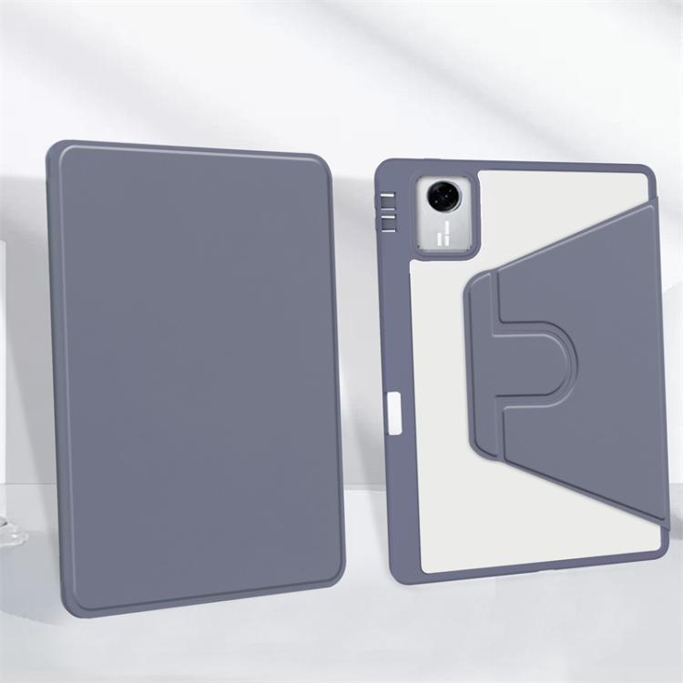 For Lenovo Xiaoxin Pad 11 2025 / 2024 360 Rotation Acrylic Leather Smart Tablet Case