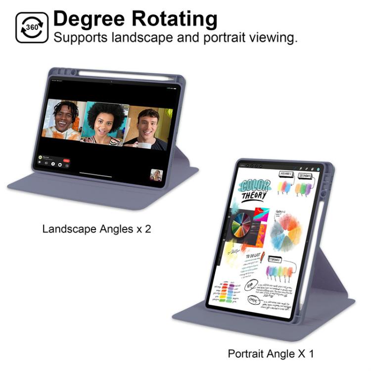 For Lenovo Xiaoxin Pad 11 2025 / 2024 360 Rotation Acrylic Leather Smart Tablet Case
