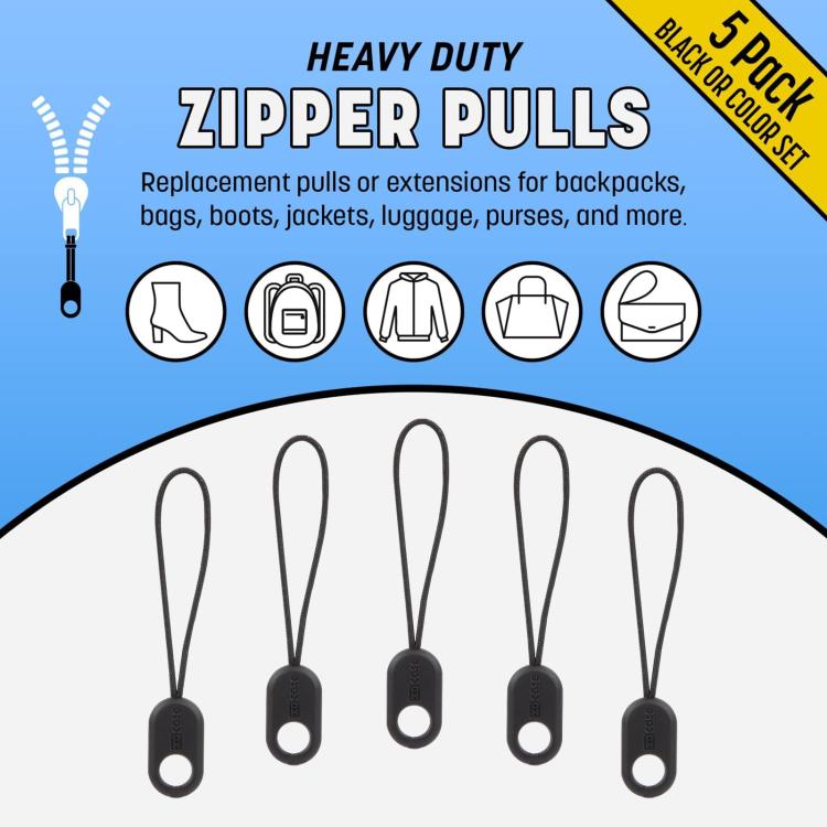 XDcase 5pcs DIY Lanyard Accessories for Phone Earphone Thickened Small Rope - Black