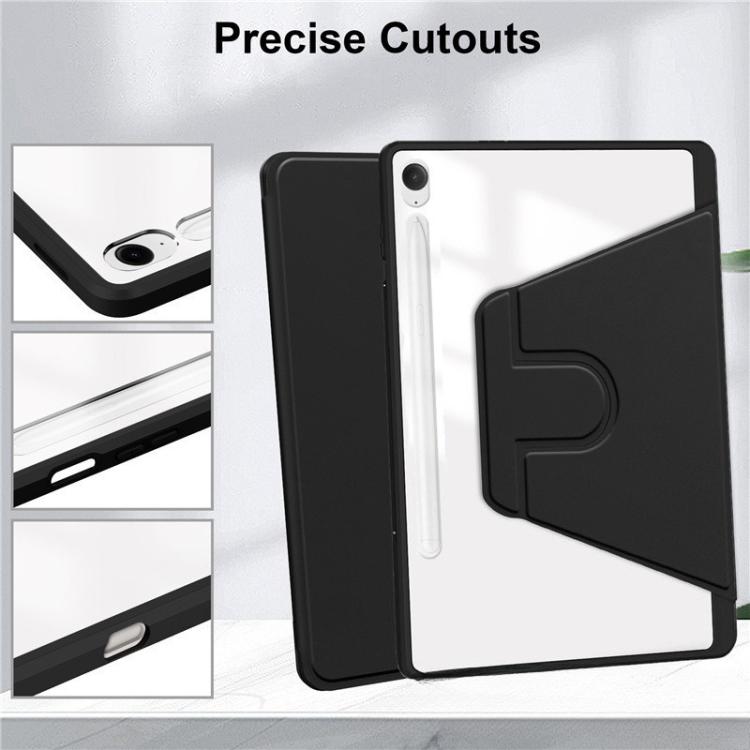 For Samsung Galaxy Tab S11 360 Rotation Acrylic Leather Smart Tablet Case