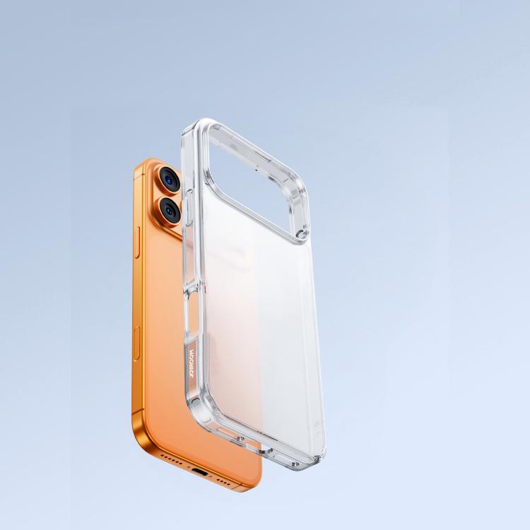 For iPhone 17 Pro JOYROOM Skin Feel Series TPU+PC Phone Case - Transparent