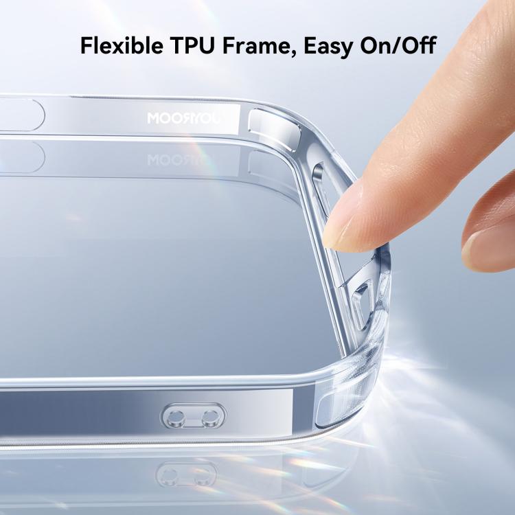 For iPhone 17 Pro JOYROOM Skin Feel Series TPU+PC Phone Case - Transparent