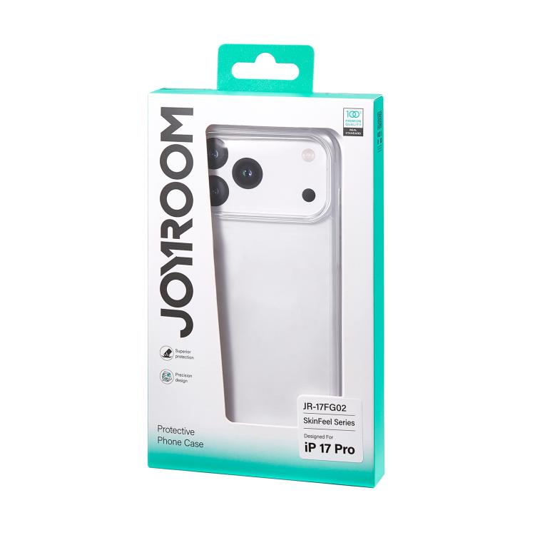 For iPhone 17 Pro JOYROOM Skin Feel Series TPU+PC Phone Case - Transparent