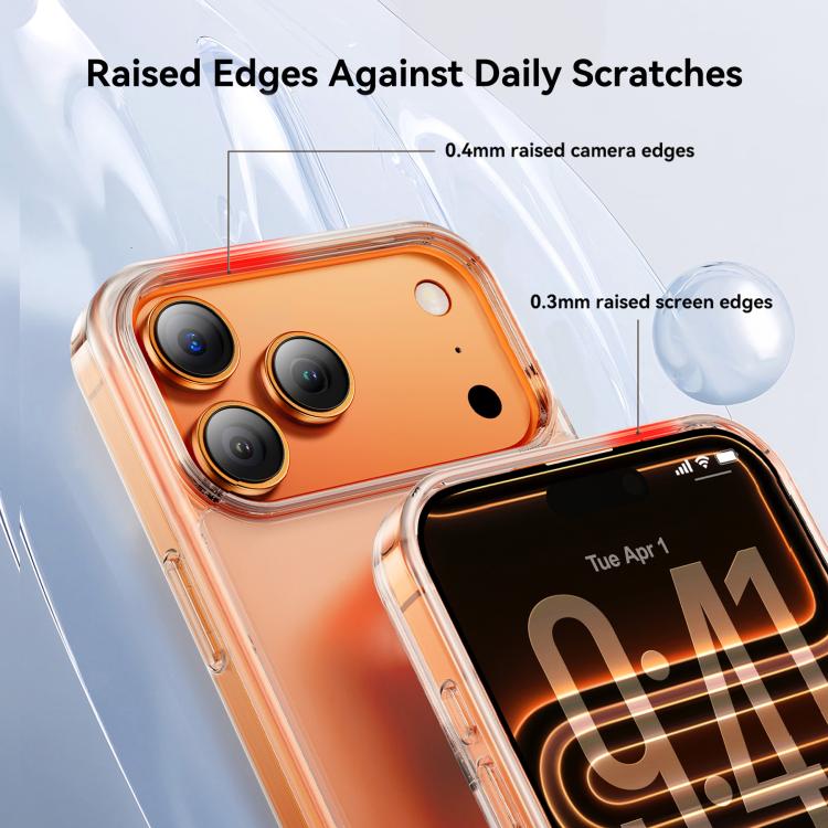 For iPhone 17 JOYROOM Skin Feel Series TPU+PC Phone Case - Transparent