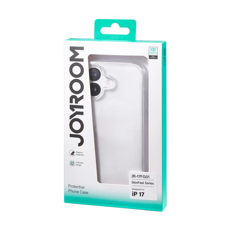 For iPhone 17 JOYROOM Skin Feel Series TPU+PC Phone Case - Transparent