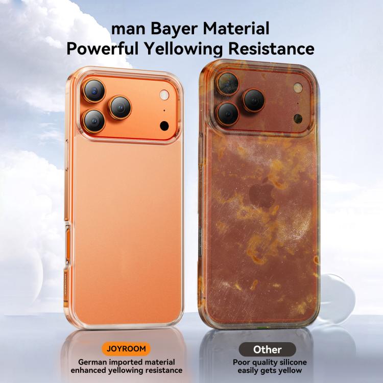 For iPhone Air JOYROOM Skin Feel Series TPU+PC Phone Case - Transparent