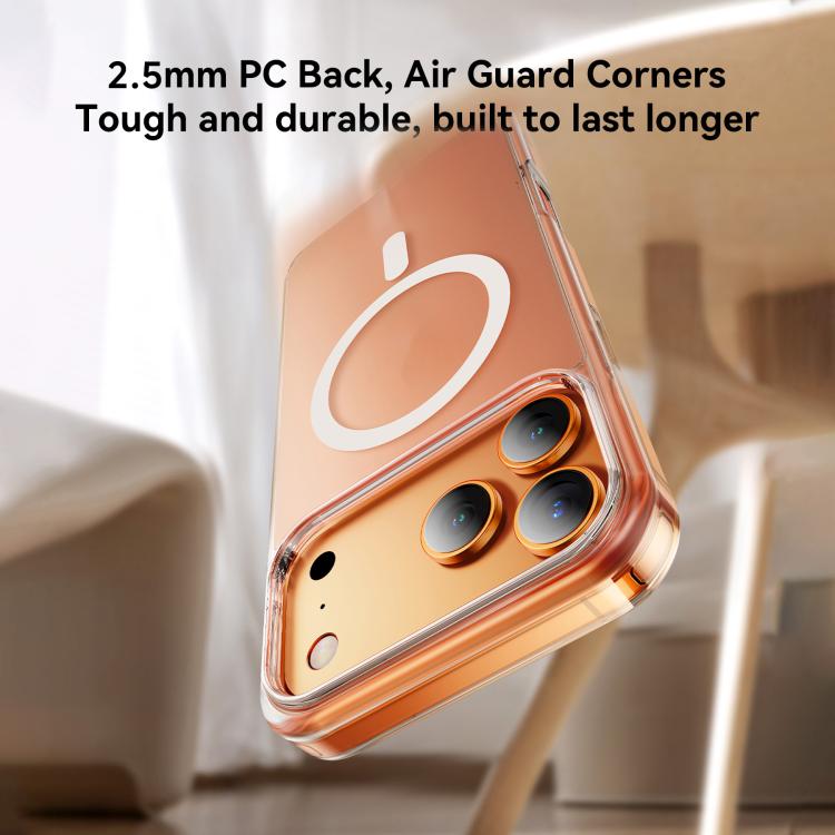 For iPhone 17 Pro Max JOYROOM Skin Feel Series TPU+PC MagSafe Magnetic Phone Case - Transparent