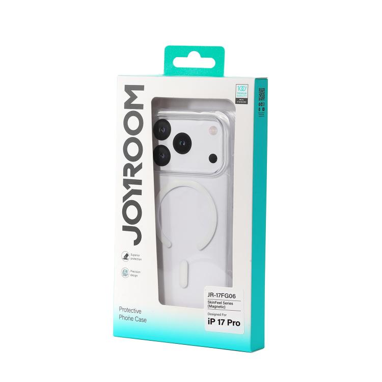 For iPhone 17 Pro JOYROOM Skin Feel Series TPU+PC MagSafe Magnetic Phone Case - Transparent