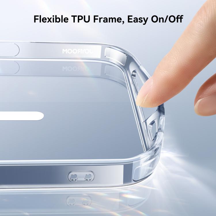 For iPhone 17 JOYROOM Skin Feel Series TPU+PC MagSafe Magnetic Phone Case - Transparent