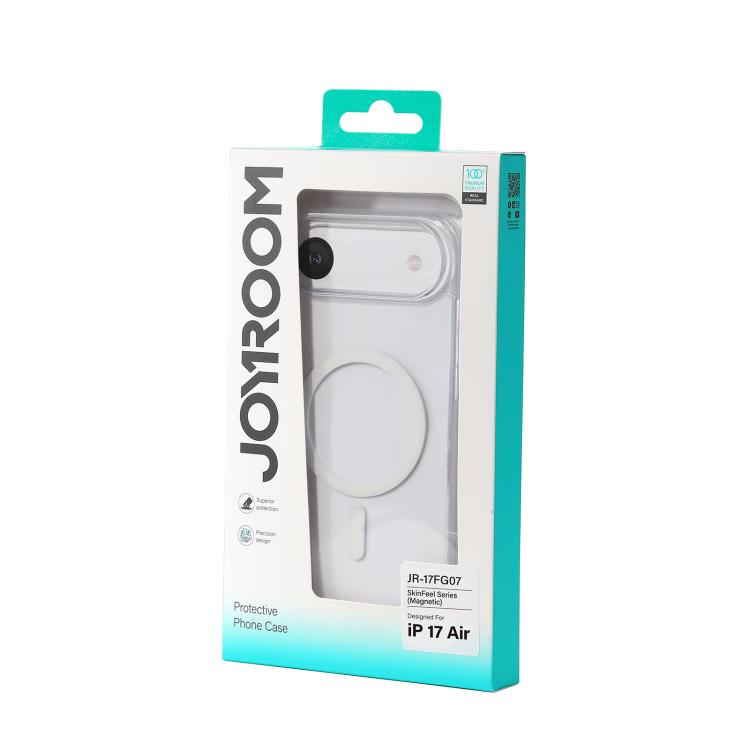 For iPhone Air JOYROOM Skin Feel Series TPU+PC MagSafe Magnetic Phone Case - Transparent
