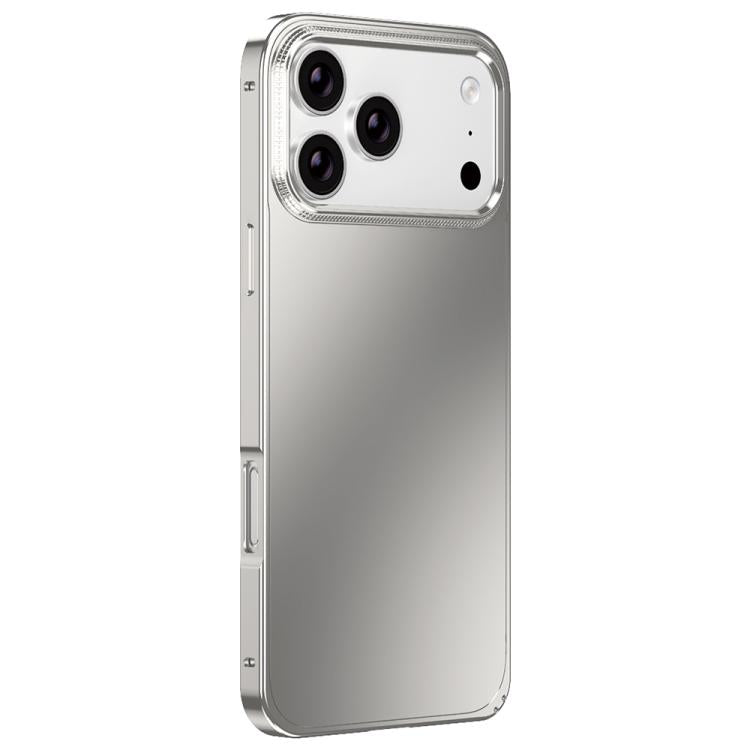 For iPhone 17 Pro Metal Frame Micro-frosted Back Panel Phone Case