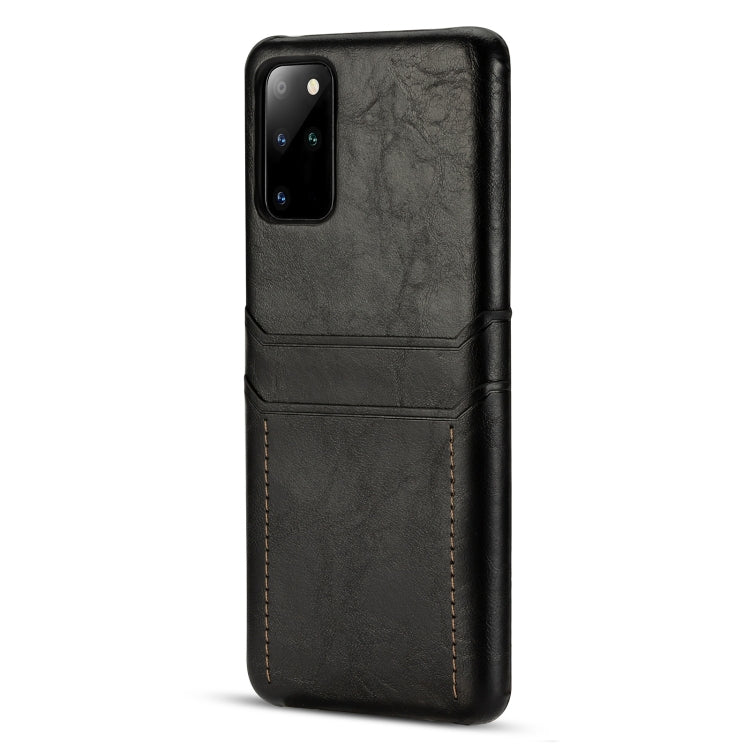 For Samsung Galaxy S20+ Calf Texture PU + PC Protective Case with Card Slots
