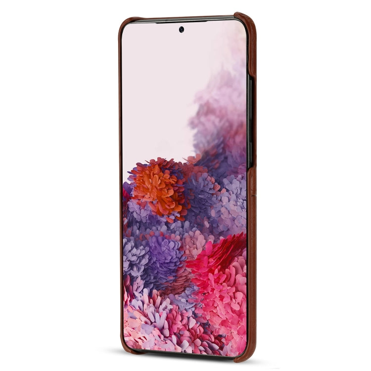 For Samsung Galaxy S20+ Calf Texture PU + PC Protective Case with Card Slots