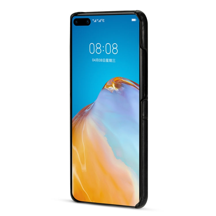 For Huawei P40 Pro Calf Texture PU + PC Protective Case with Card Slots