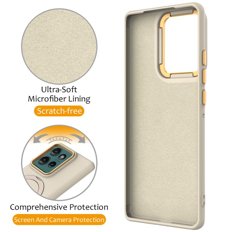 For Motorola Edge 50 Gen1.5 Pivot Ring Holder TPU Hybrid PC Phone Case