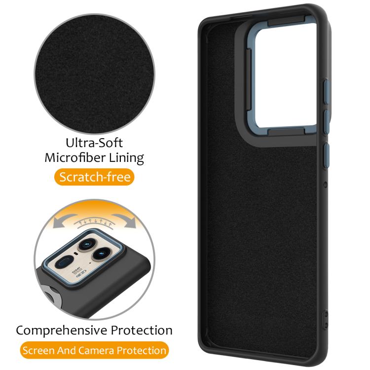 For Motorola Edge 50 Ultra / Moto X50 Ultra Gen1.5 Pivot Ring Holder TPU Hybrid PC Phone Case