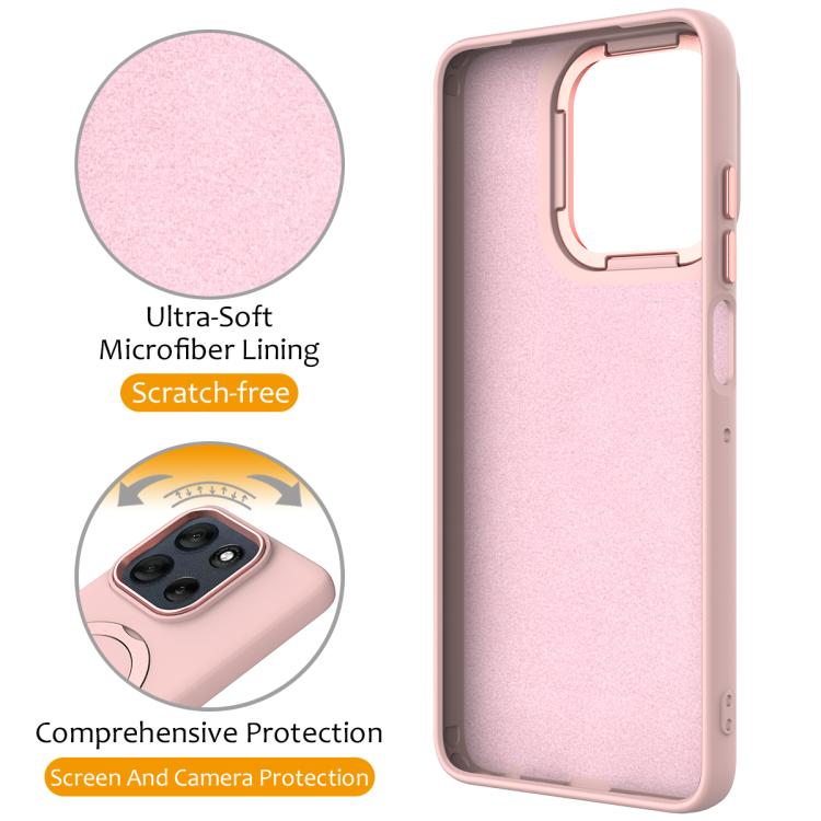 For Motorola Edge 60 Neo / Edge 50 Neo Gen1.5 Pivot Ring Holder TPU Hybrid PC Phone Case