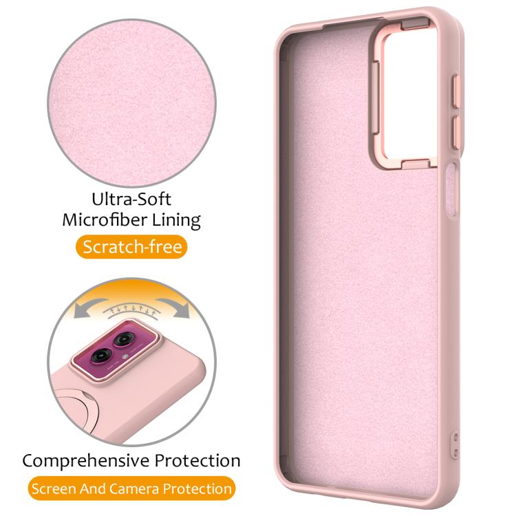For Motorola Moto G55 Gen1.5 Pivot Ring Holder TPU Hybrid PC Phone Case