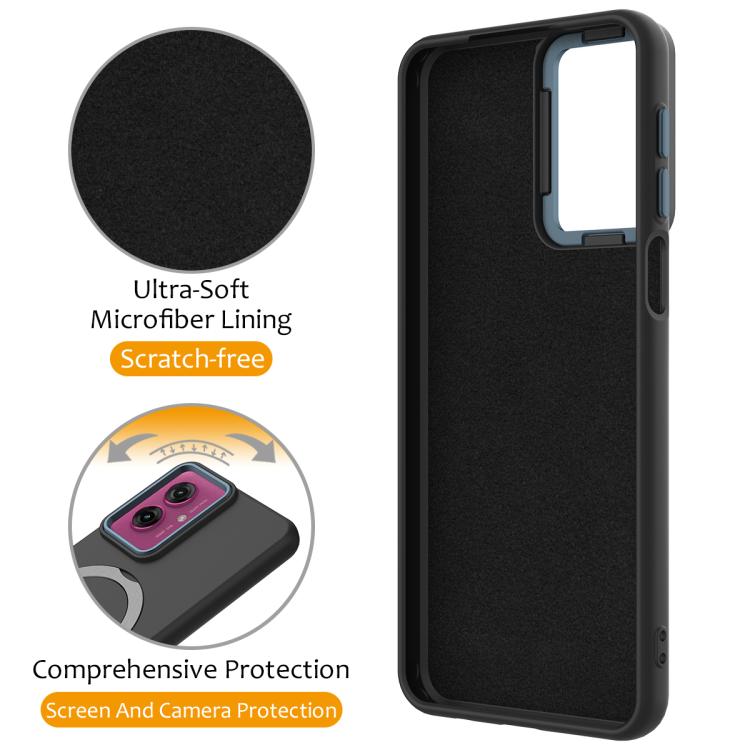 For Motorola Moto G55 Gen1.5 Pivot Ring Holder TPU Hybrid PC Phone Case