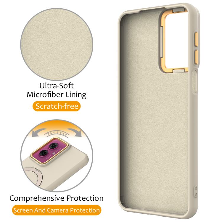 For Motorola Moto G55 Gen1.5 Pivot Ring Holder TPU Hybrid PC Phone Case