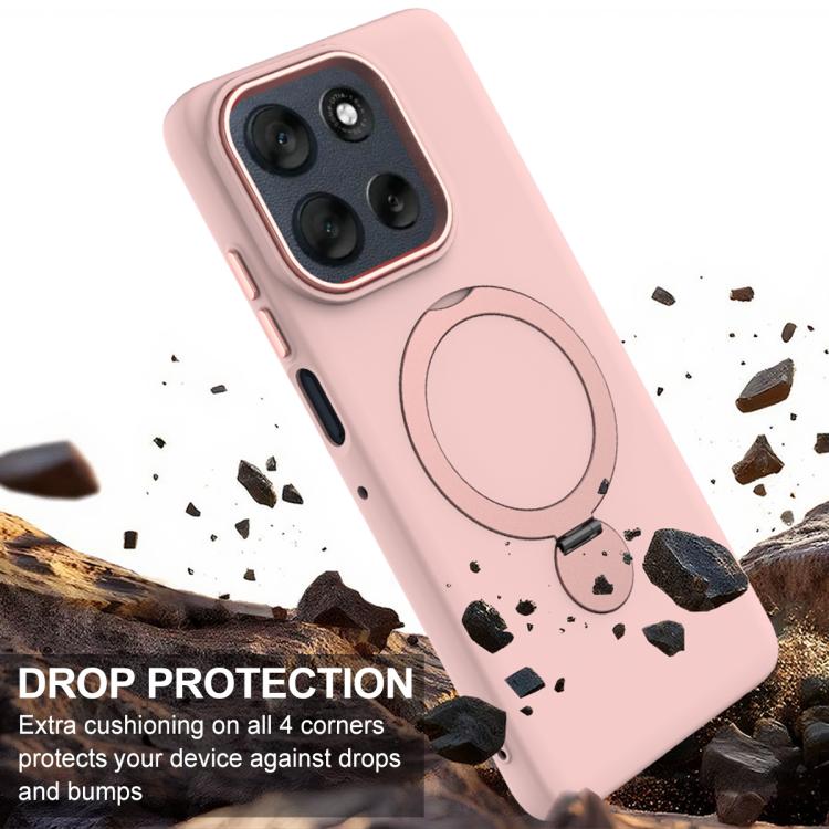 For Motorola Moto G56 Gen1.5 Pivot Ring Holder TPU Hybrid PC Phone Case