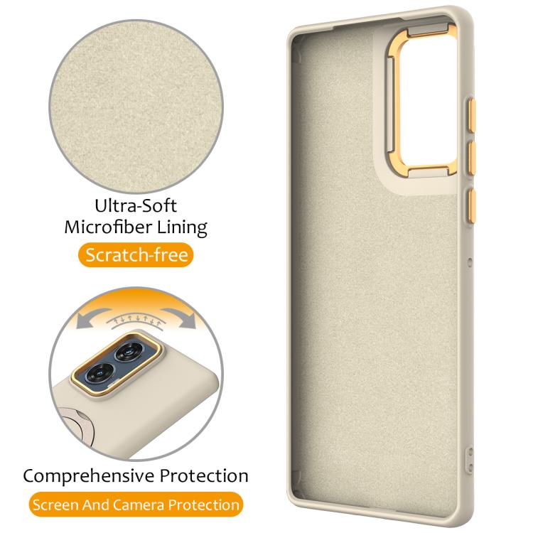 For Motorola Moto G85 / S50 Neo Gen1.5 Pivot Ring Holder TPU Hybrid PC Phone Case