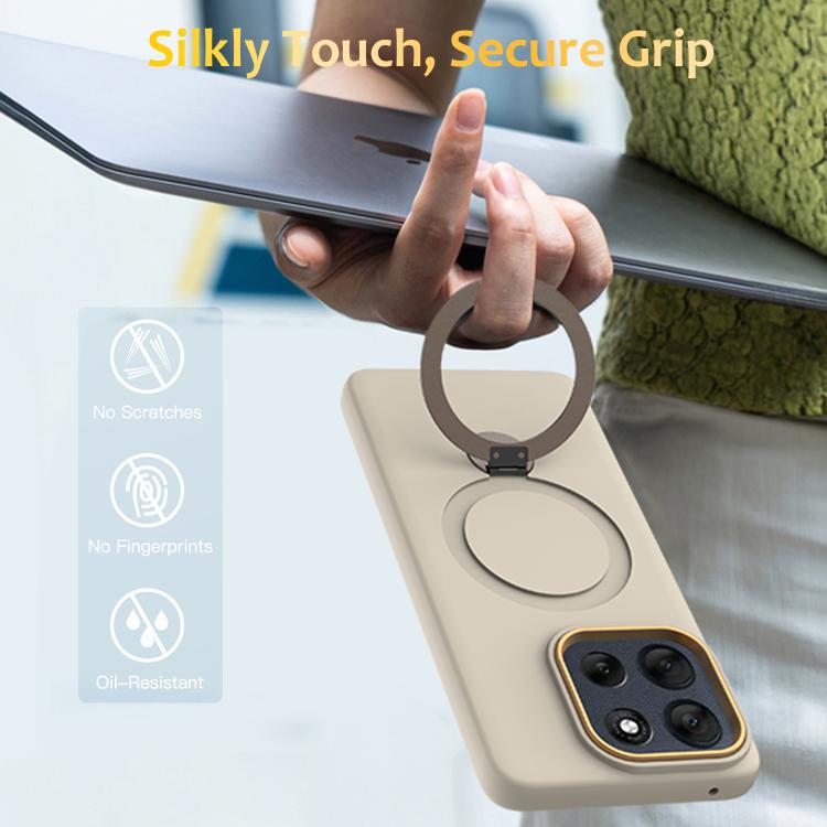 For Motorola Moto G86 Power Gen1.5 Pivot Ring Holder TPU Hybrid PC Phone Case