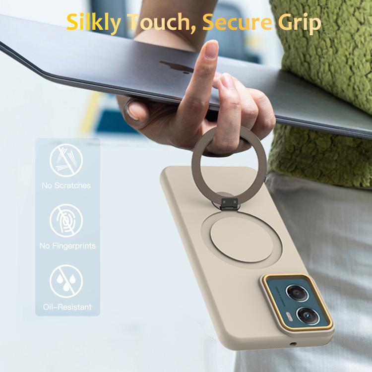For Motorola Moto G06 / G06 Power 4G Gen1.5 Pivot Ring Holder TPU Hybrid PC Phone Case