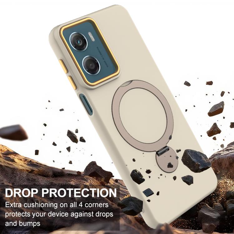 For Motorola Moto G06 / G06 Power 4G Gen1.5 Pivot Ring Holder TPU Hybrid PC Phone Case