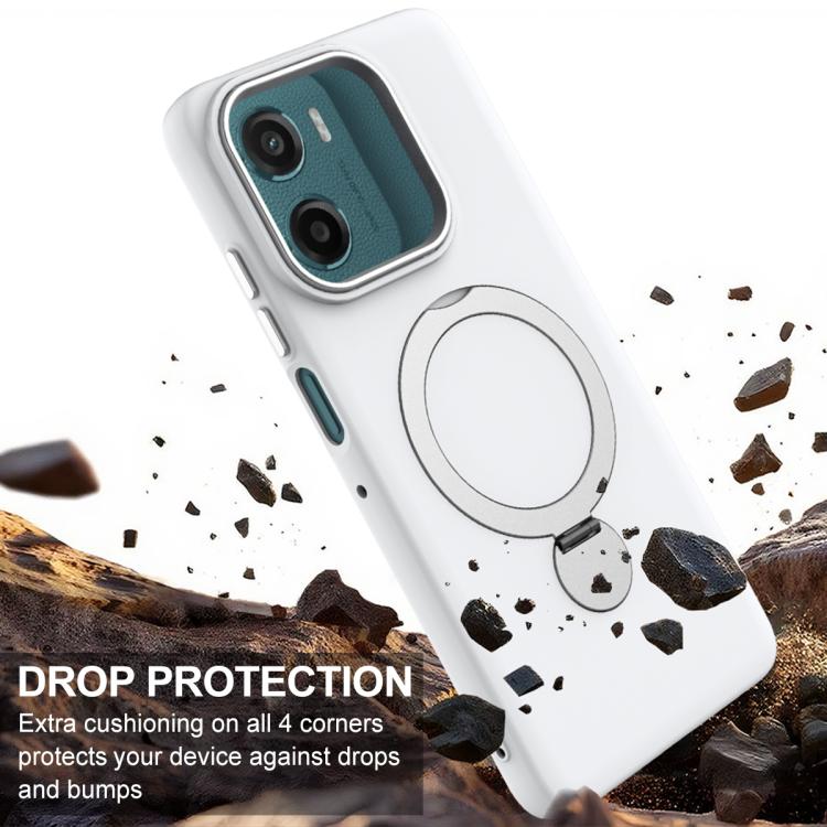 For Motorola Moto G05 / E15 4G Gen1.5 Pivot Ring Holder TPU Hybrid PC Phone Case