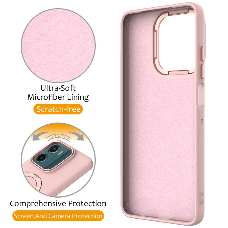 For Motorola Moto G05 / E15 4G Gen1.5 Pivot Ring Holder TPU Hybrid PC Phone Case