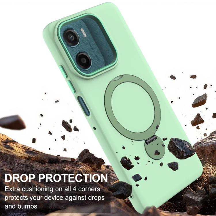 For Motorola Moto G05 / E15 4G Gen1.5 Pivot Ring Holder TPU Hybrid PC Phone Case