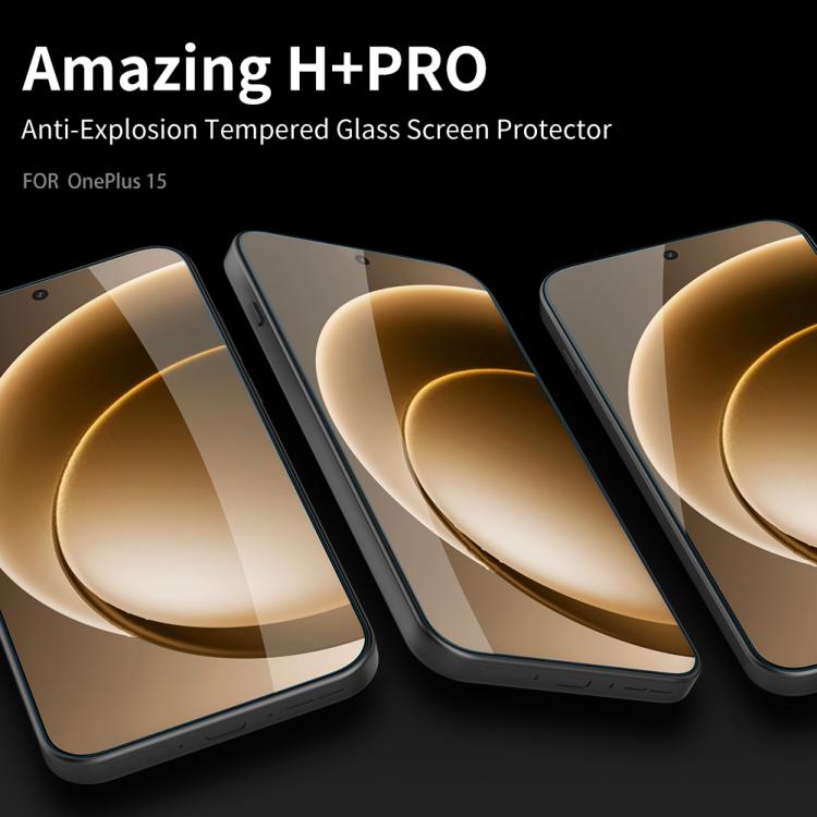 For OnePlus 15 5G NILLKIN H+Pro 0.2mm 9H Explosion-proof Tempered Glass Film