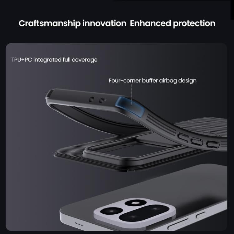 For OnePlus 15 NILLKIN CamShield Pro PC Phone Case - Black