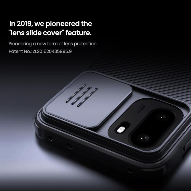 For OnePlus Ace 6 / 6T / 15R NILLKIN CamShield Pro PC Phone Case - Black