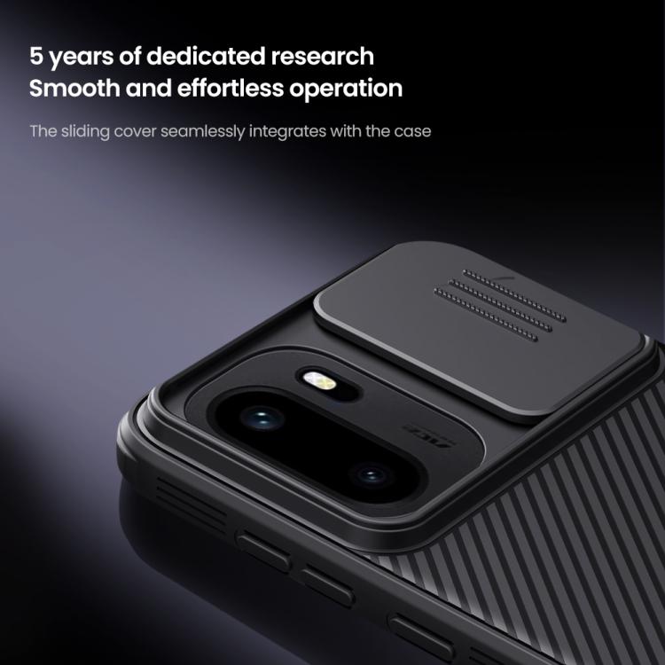 For OnePlus Ace 6 / 6T / 15R NILLKIN CamShield Pro PC Phone Case - Black