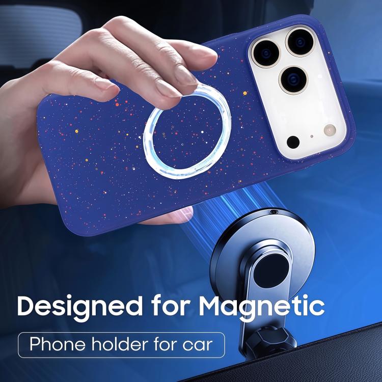 For iPhone 15 Plus Colorful Inkjet Magnetic MagSafe PC Phone Case