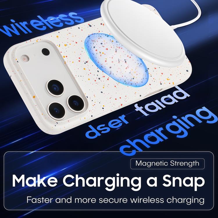 For iPhone 14 Pro Colorful Inkjet Magnetic MagSafe PC Phone Case
